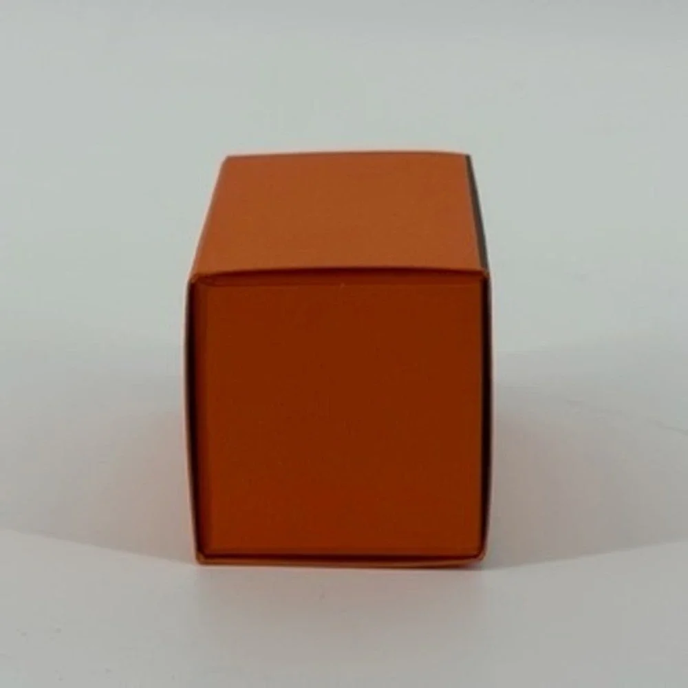 Hermes Paris Small Orange Jewelry Gift Box‎ Sliding Drawer 2.5x1.5x1.5 Inch